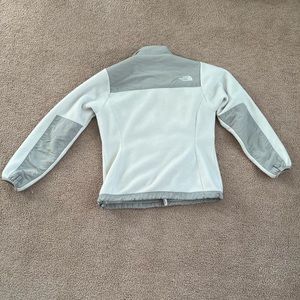 Gently used North Face white jacket size S